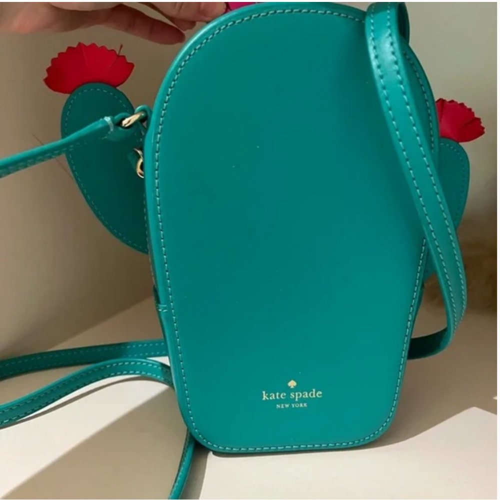 Kate Spade New Horizons Lizard Cactus Crossbody bag purse nwot - Picture 6 of 6